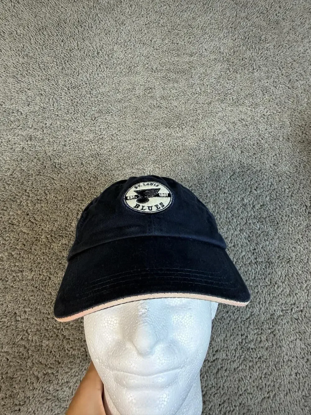 St. Louis Blues Hat Cap Strap Back Mens One Size Blue NHL Hockey Fox Sportsnet